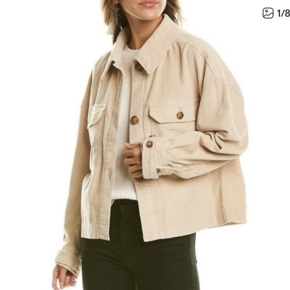 Anthropologie Jackets & Blazers - Anthropologie Avec Les Filles Beige Utility Corduroy Jacket Medium